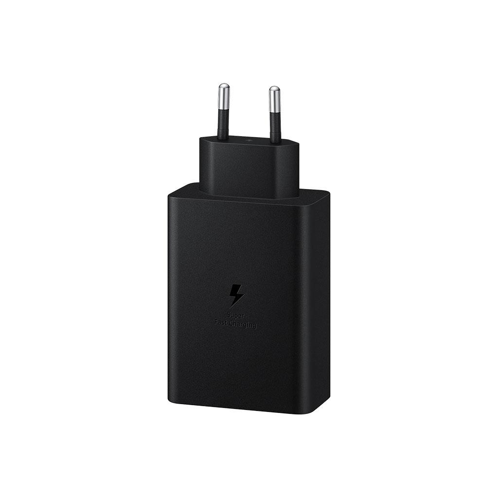 Samsung 3in1 Trio 65W 2xPD+UsbA Ev Tipi Şarj Aleti 3 Çıkışlı EP-T6530NBEGWW Samsung Türkiye Garantili
