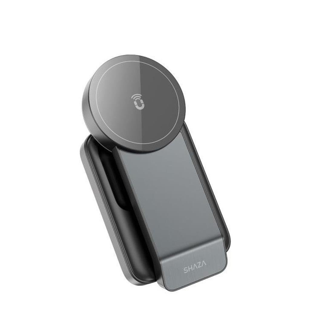 SHAZA 3in1 Katlanabilir Kablosuz Hızlı Masa Şarj Standı