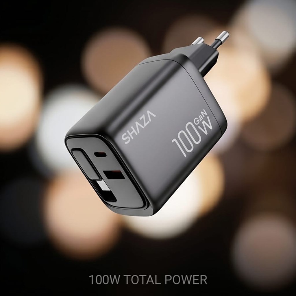SHAZA Nexa Serisi Kendinden Kablolu 100W Adaptör