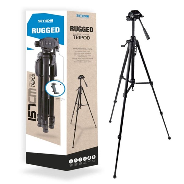 Tripodlar ve Selfie Çubukları Simex Rugged St-Rg301Camera Mobile Tripod
