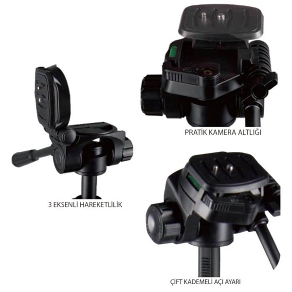 Tripodlar ve Selfie Çubukları Simex Rugged St-Rg301Camera Mobile Tripod