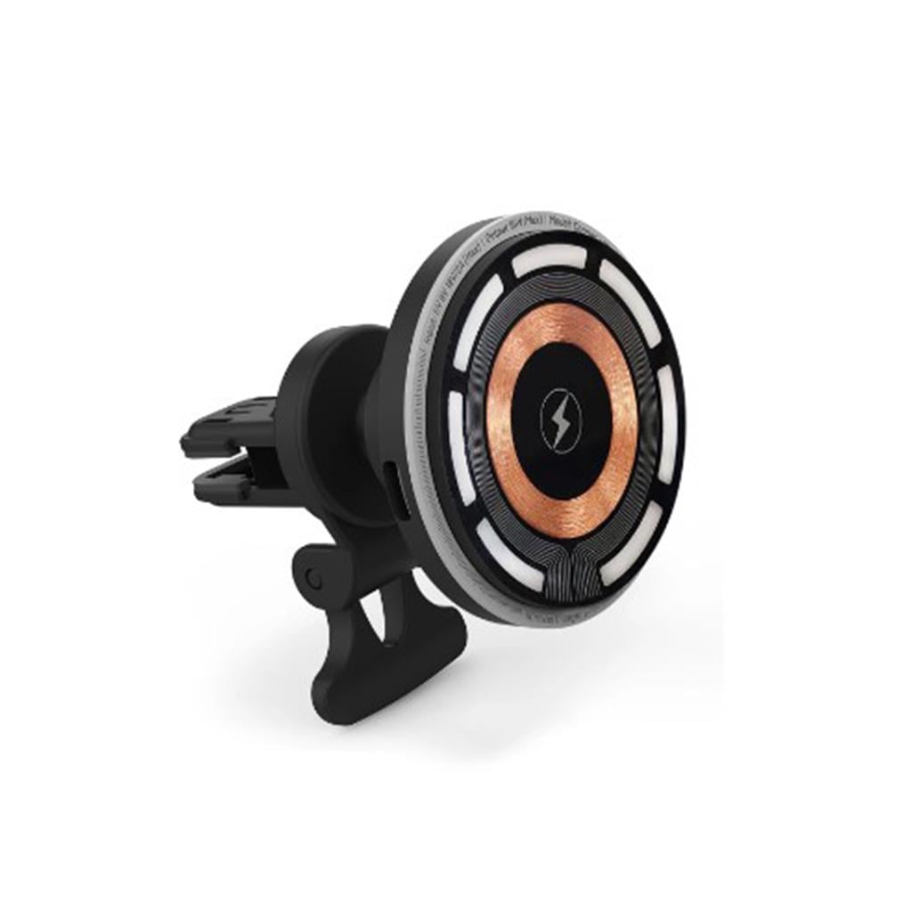 Simex Copper 15W Kablosuz Hızlı Şarj Destekli 360 Derece Dönebilir Extra Güçlü Mıknatıslı Magsafe Araç İçi Telefon Tutucu