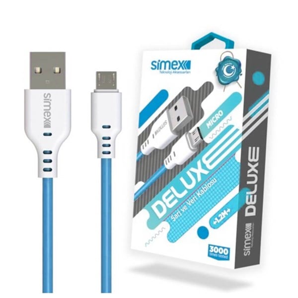 ŞARJ / DATA KABLOLARI Spk-04 Simex Micro Şarz/data Kablosu