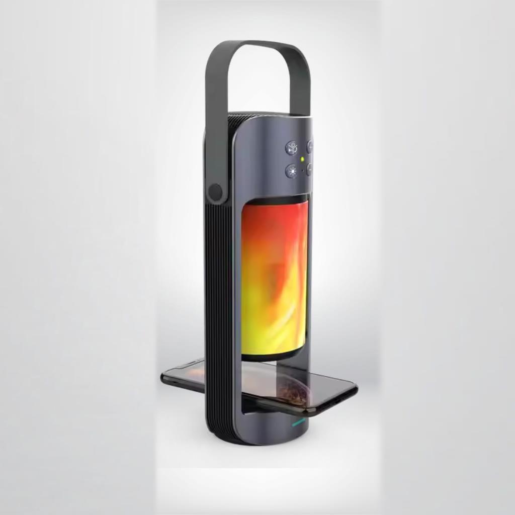 SubZero SB40 Alevli Led Işıklı Bluetooth TWS Hoparlör (Kablosuz Şarj Destekli)