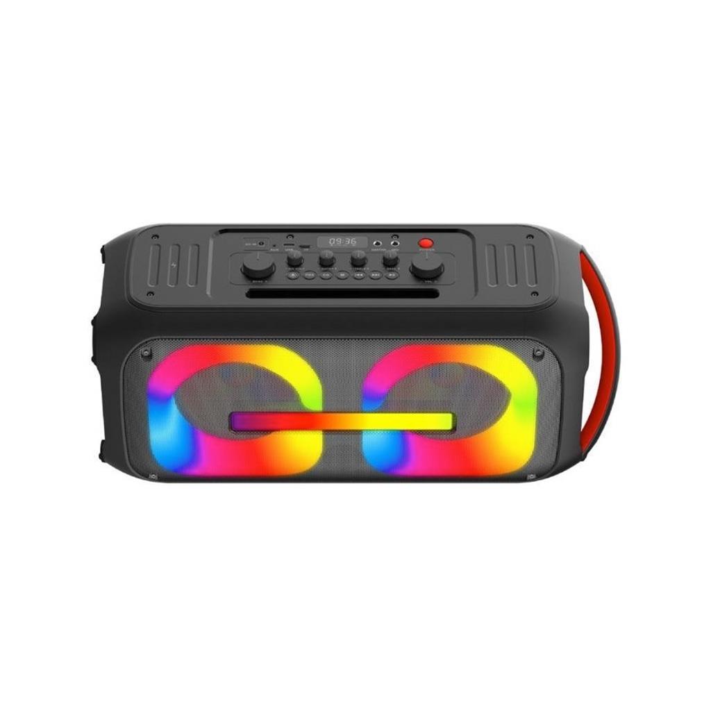 Sunix BTS-X600 6000 mAh Magsafe Kablosuz Şarj Destekli Uzaktan Kumanda ve Mikrofonlu Aux/ SD Card/ USB/ Bluetooth Bağlantılı Taşınabilir Wireless Hoparlör