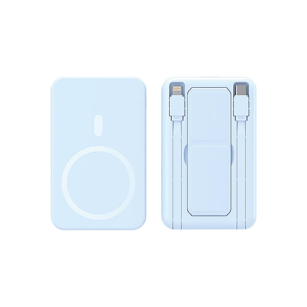 Sunix PB-47 10.000 mAh 22.5W Kendinden Kablolu Magsafe Standlı Powerbank
