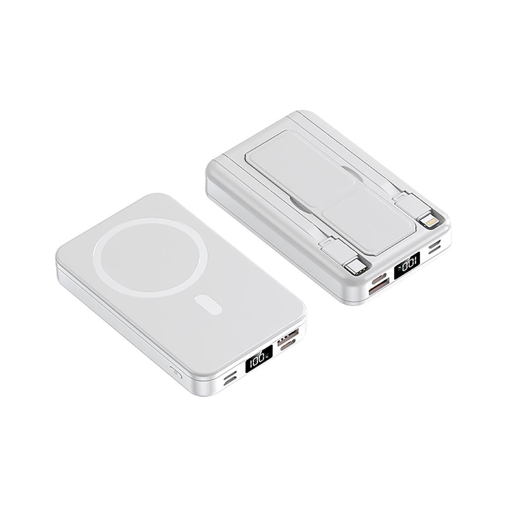 Sunix PB-47 10.000 mAh 22.5W Kendinden Kablolu Magsafe Standlı Powerbank