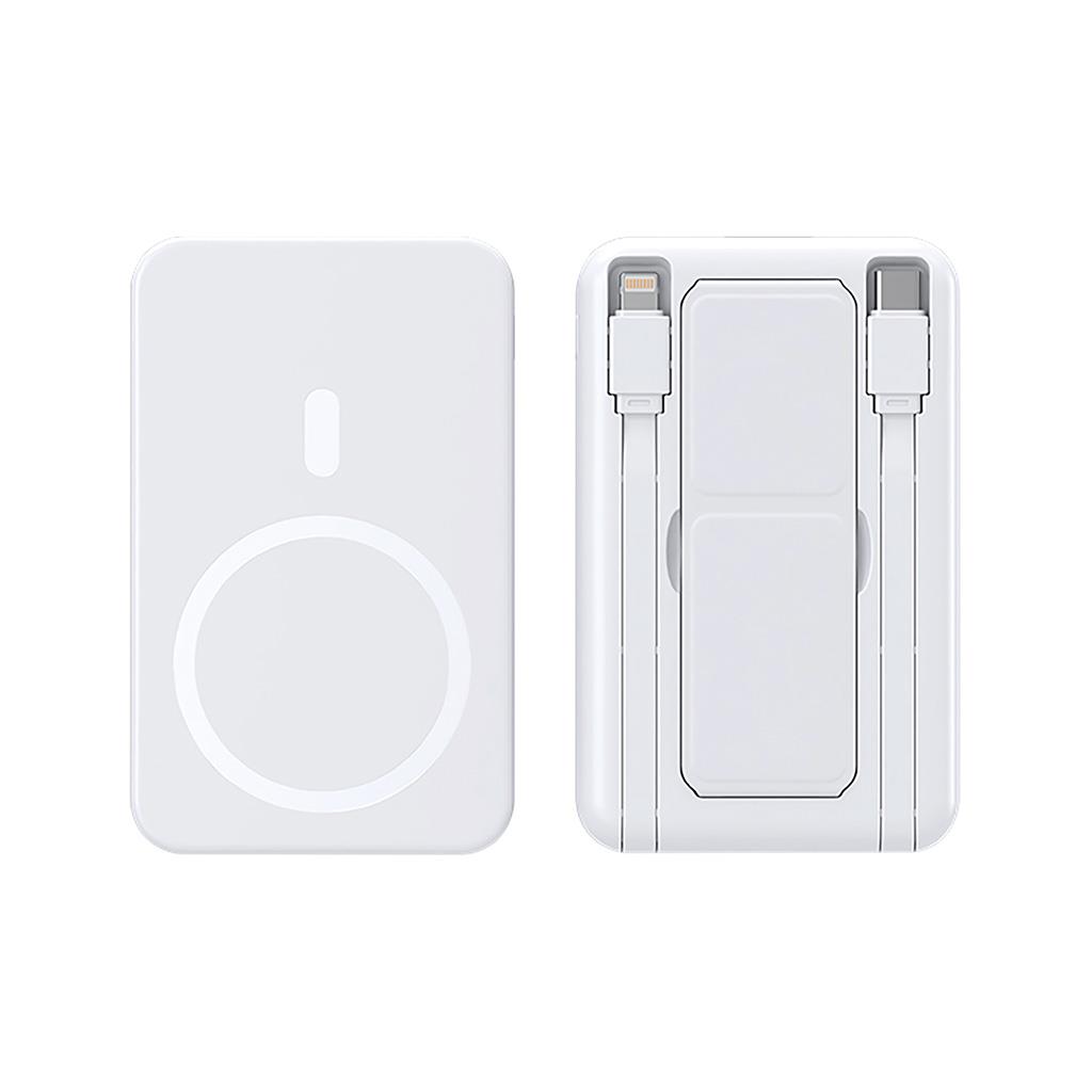Sunix PB-47 10.000 mAh 22.5W Kendinden Kablolu Magsafe Standlı Powerbank