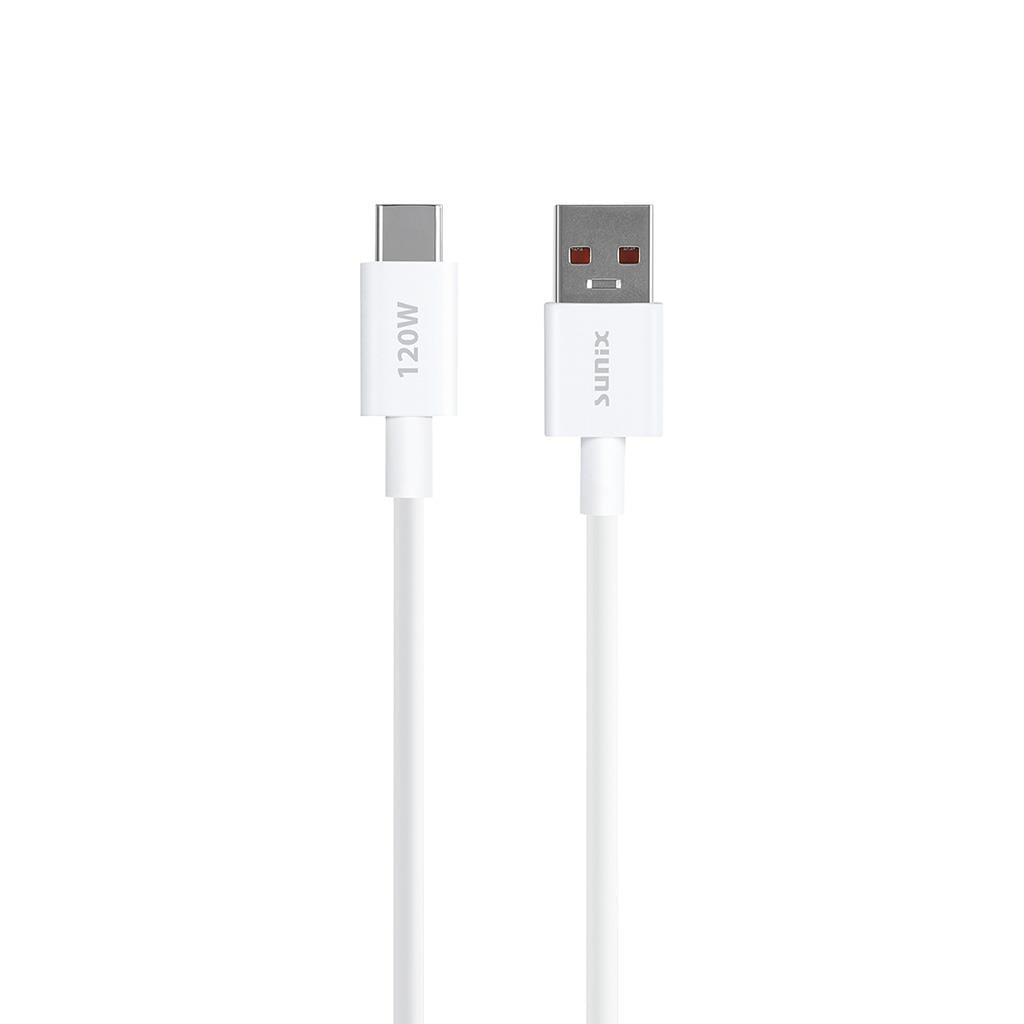 Sunix SC-200 120W Type-C to USB-A Şarj-Data Kablosu