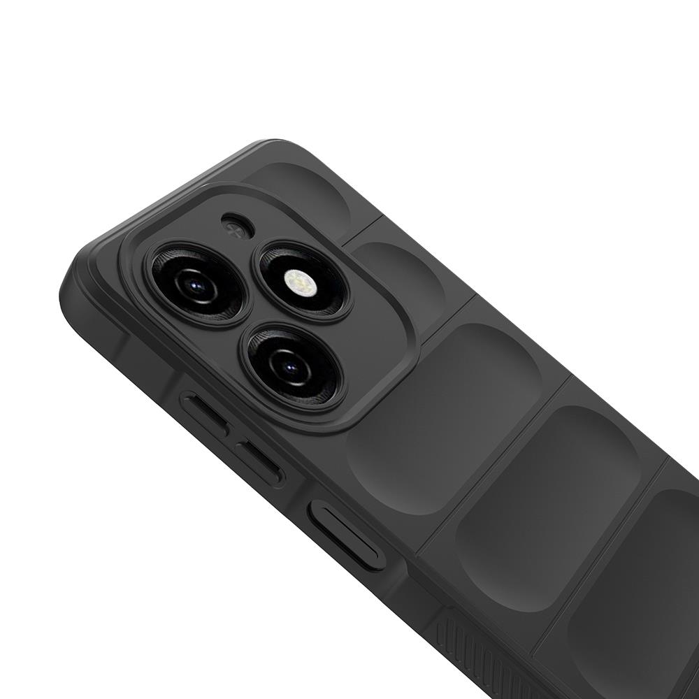 Tecno Spark 20 Kılıf Esnek TPU Oyuklu Arka Yüzey Tasarımlı Zore Etnik Silikon Kapak