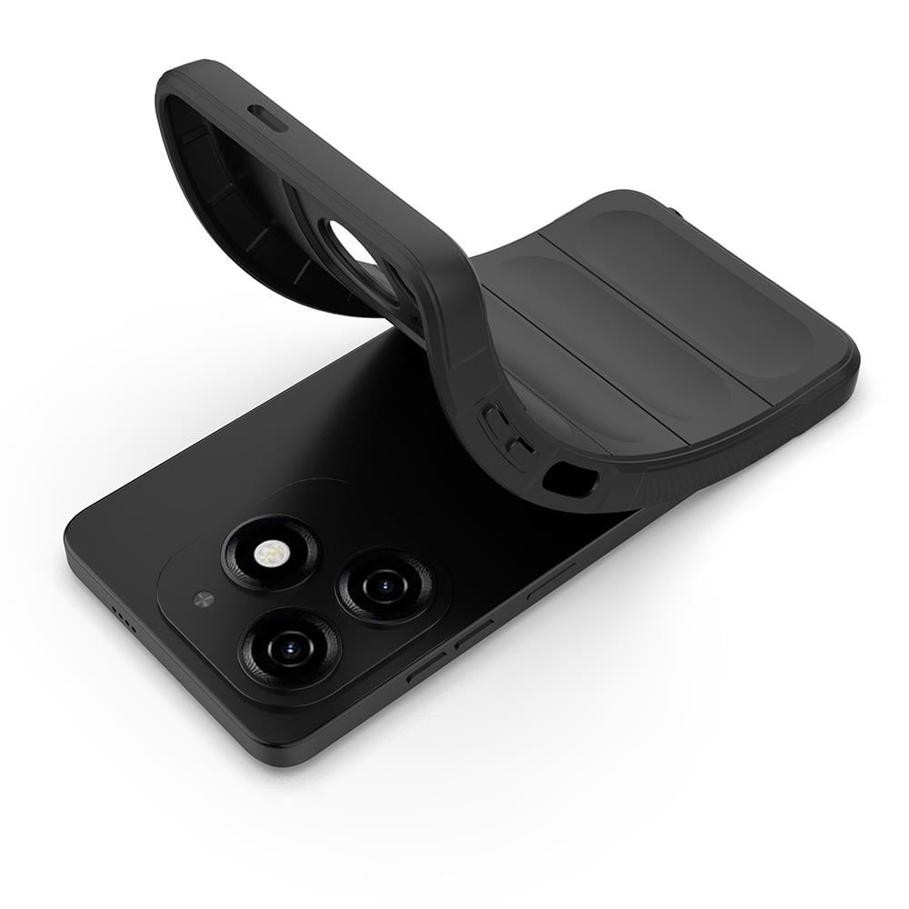 Tecno Spark 20 Kılıf Esnek TPU Oyuklu Arka Yüzey Tasarımlı Zore Etnik Silikon Kapak