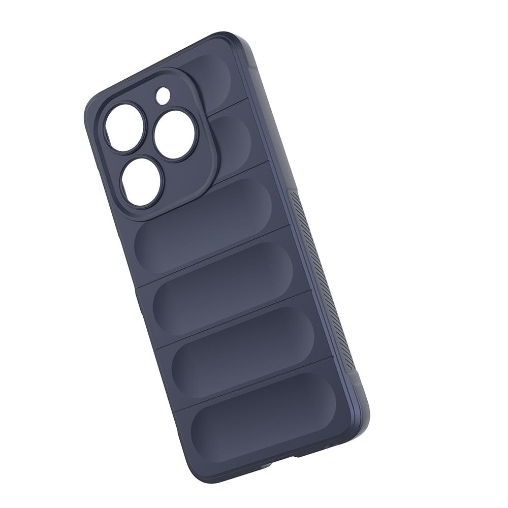 Tecno Spark 20 Kılıf Esnek TPU Oyuklu Arka Yüzey Tasarımlı Zore Etnik Silikon Kapak