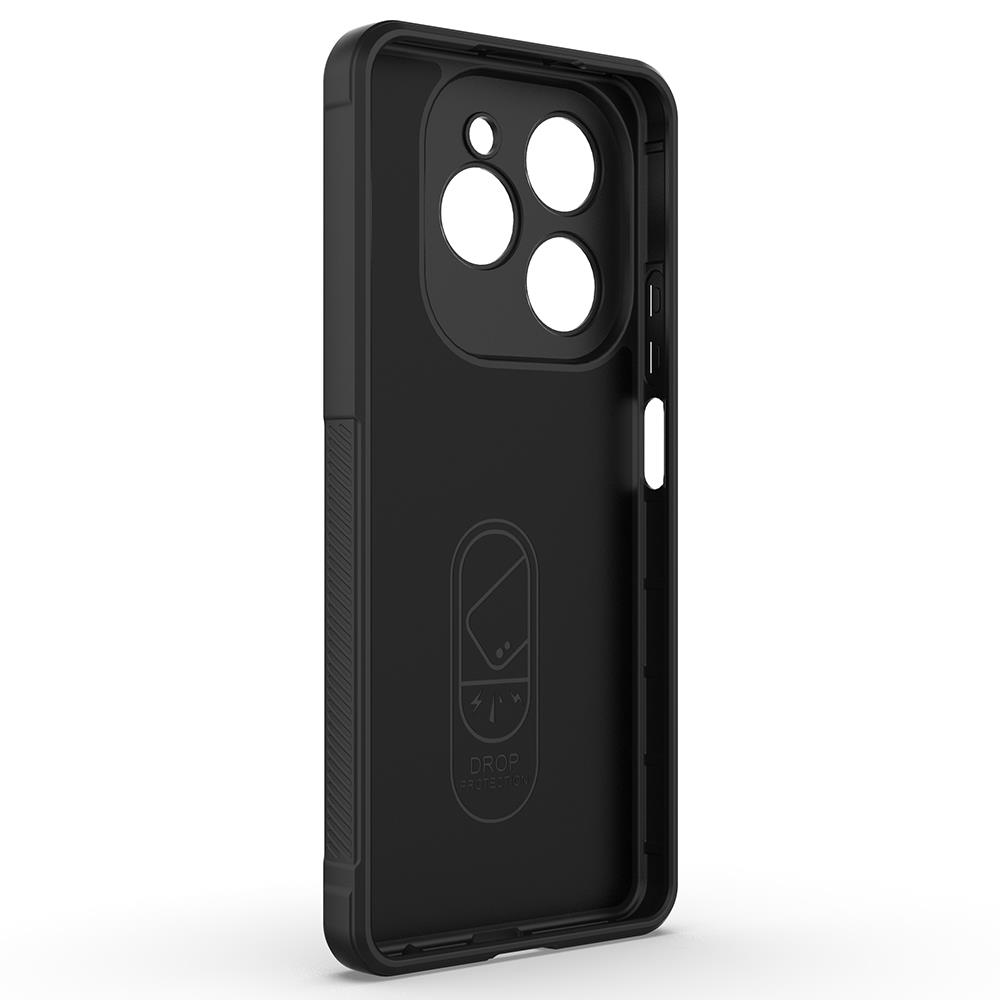 Tecno Spark 20 Pro 4G Kılıf Esnek TPU Oyuklu Arka Yüzey Tasarımlı Zore Etnik Silikon Kapak