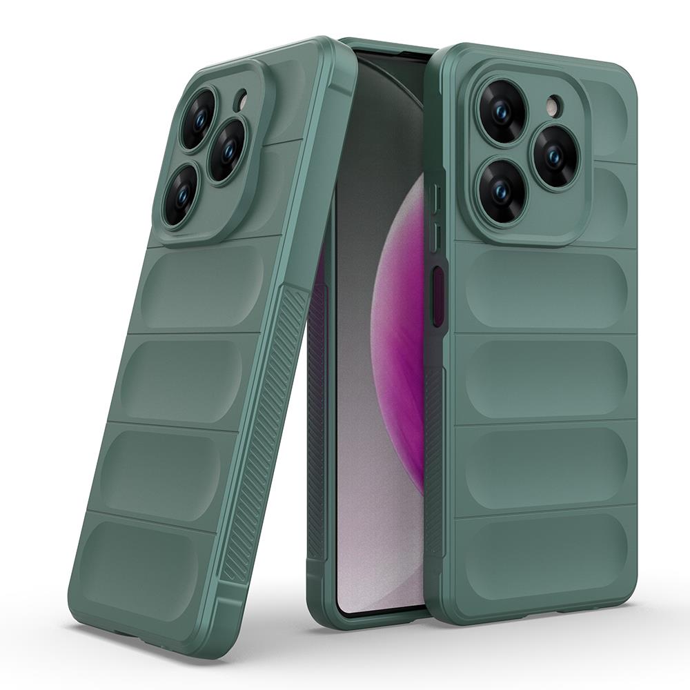 Tecno Spark 20 Pro 4G Kılıf Esnek TPU Oyuklu Arka Yüzey Tasarımlı Zore Etnik Silikon Kapak