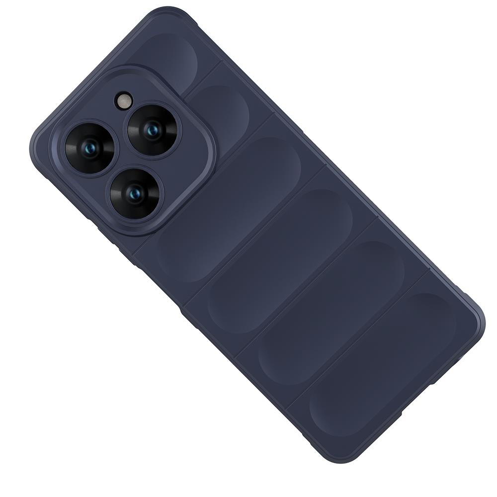 Tecno Spark 20 Pro 4G Kılıf Esnek TPU Oyuklu Arka Yüzey Tasarımlı Zore Etnik Silikon Kapak