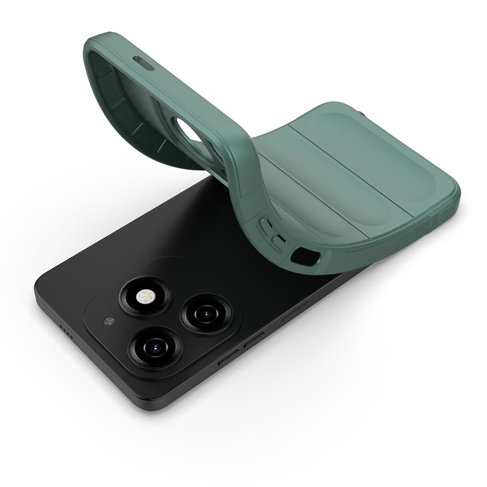 Tecno Spark 20C Kılıf Esnek TPU Oyuklu Arka Yüzey Tasarımlı Zore Etnik Silikon Kapak