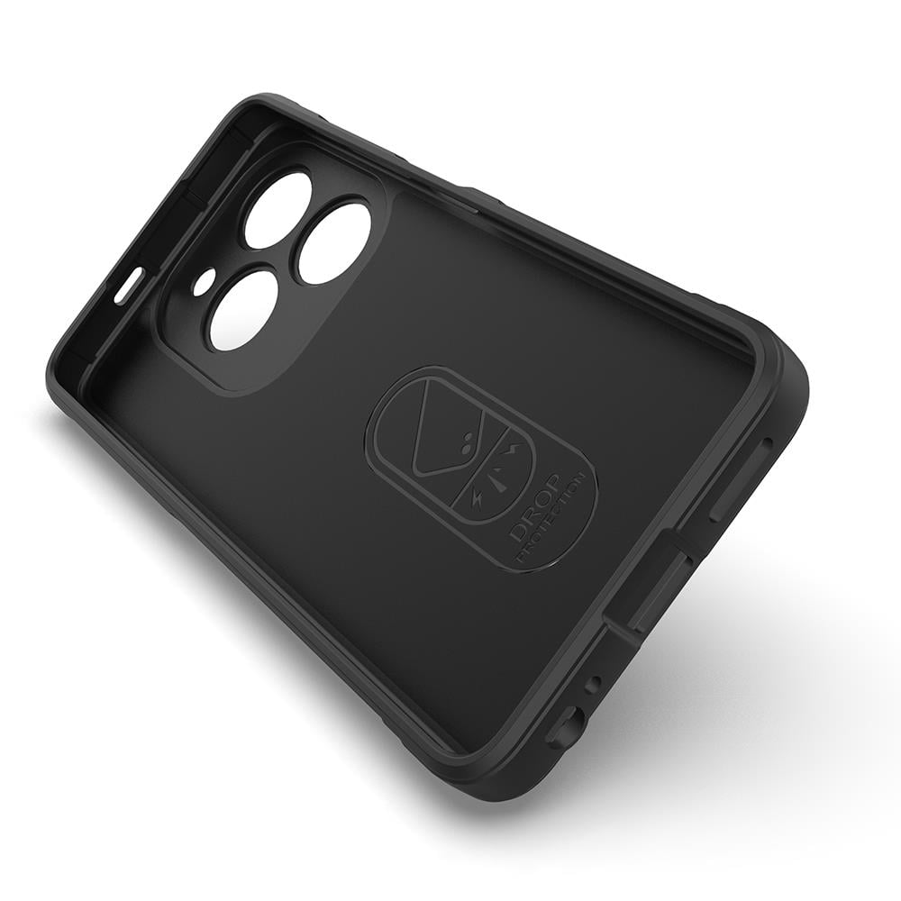 Tecno Spark 20C Kılıf Esnek TPU Oyuklu Arka Yüzey Tasarımlı Zore Etnik Silikon Kapak