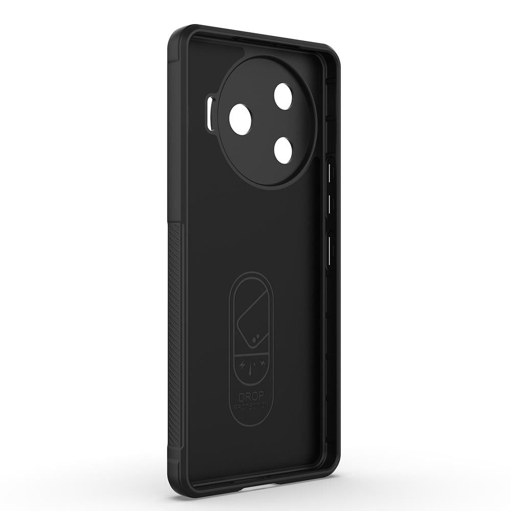 Tecno Spark 30 Pro Kılıf Esnek TPU Oyuklu Arka Yüzey Tasarımlı Zore Etnik Silikon Kapak