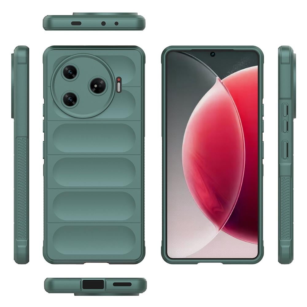 Tecno Spark 30 Pro Kılıf Esnek TPU Oyuklu Arka Yüzey Tasarımlı Zore Etnik Silikon Kapak