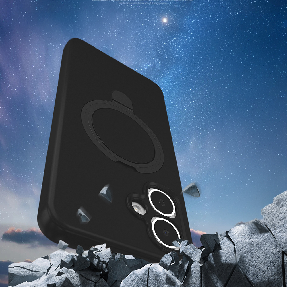 Tecno Spark Go 2 Kılıf M-safe Şarj Özellikli Standlı Zore Samara Kapak