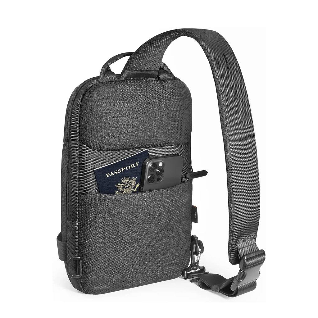 Tomtoc Explorer A54A1D1 A54 M Su Geçirmez Çapraz Sırt Göğüs 11 Inç Ipad Air & Pro Siyah Omuz Çantası