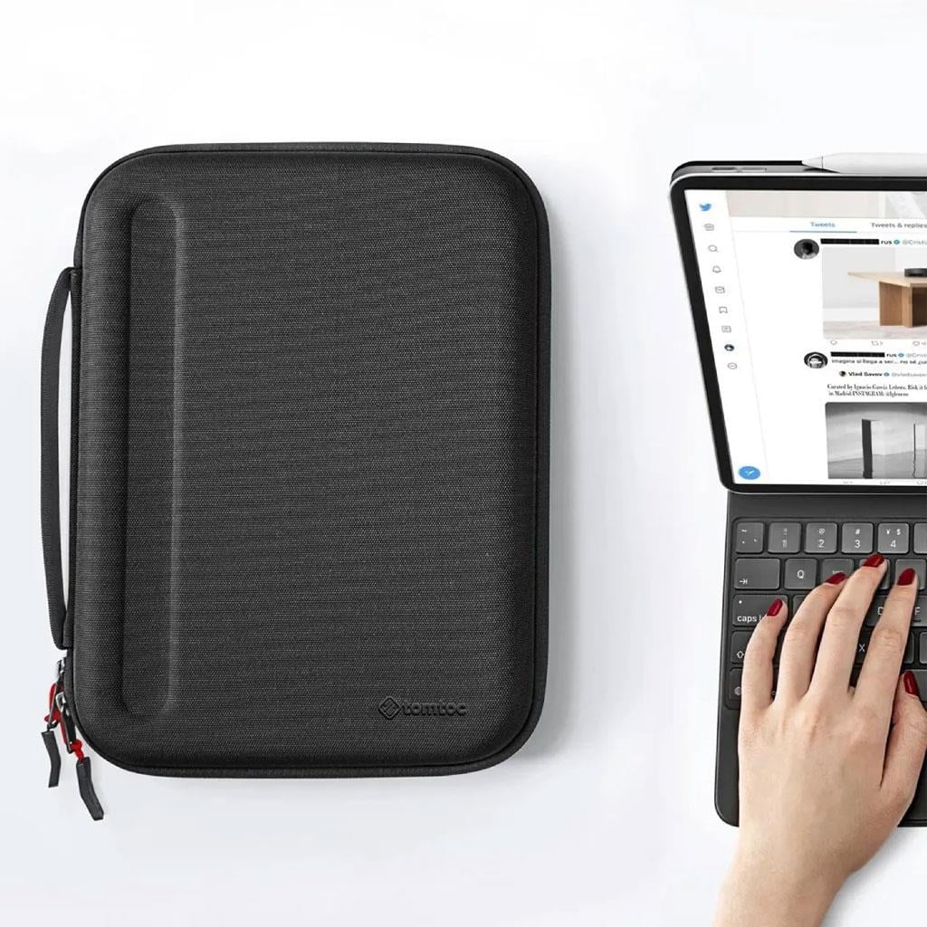 Tomtoc Fancy Case A06 10 - 10.9 - 11 Inç Ipad Air & Pro Su Geçirmez Ipad Kılıf Taşıma Çantası