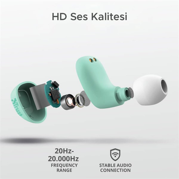 KULAKLIK Trust Nika TWS Compact Bluetooth Kulaklık