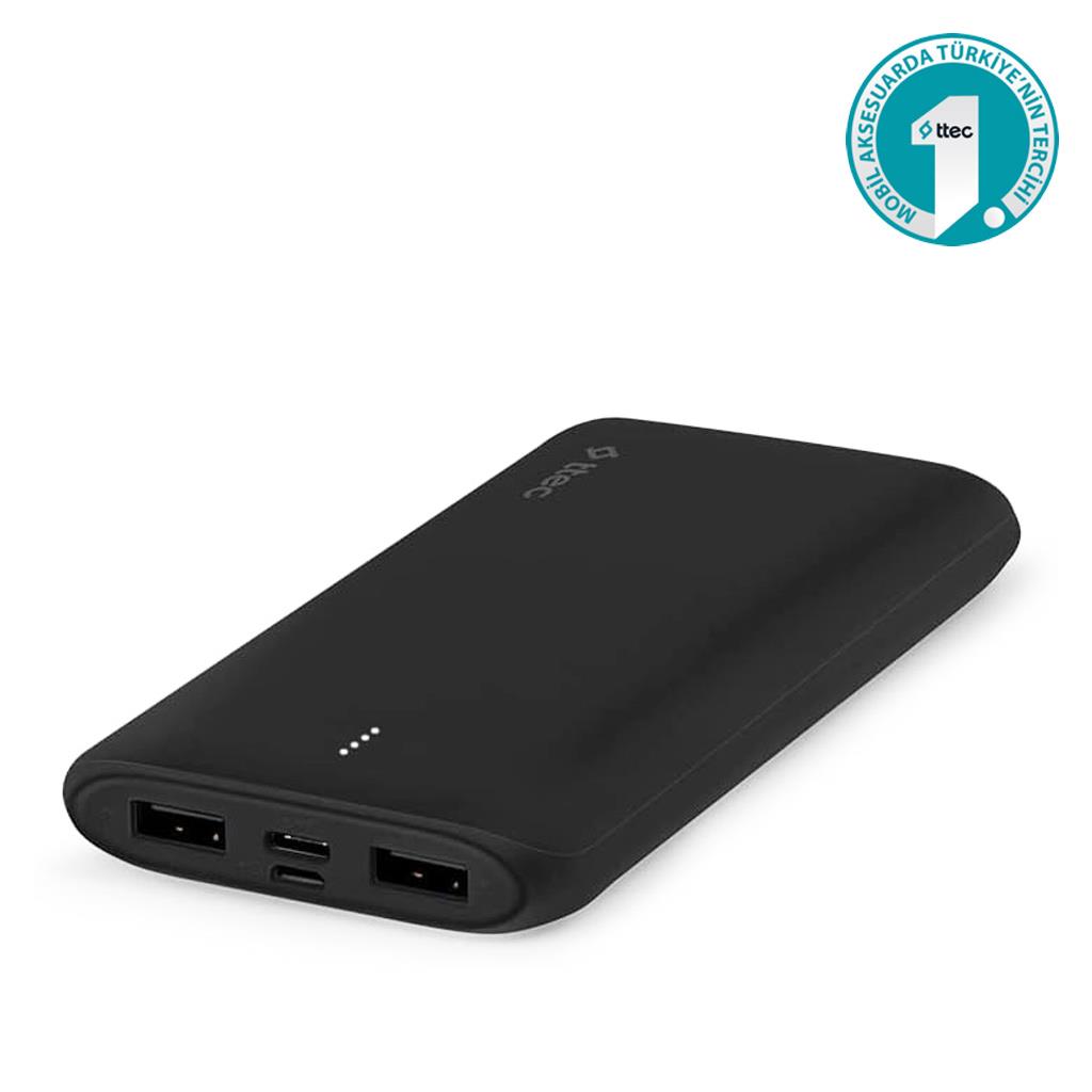 Ttec 2BB163S 10000mAh PowerSlim Duo Type-c Ve Micro USB Girişli Powerbank