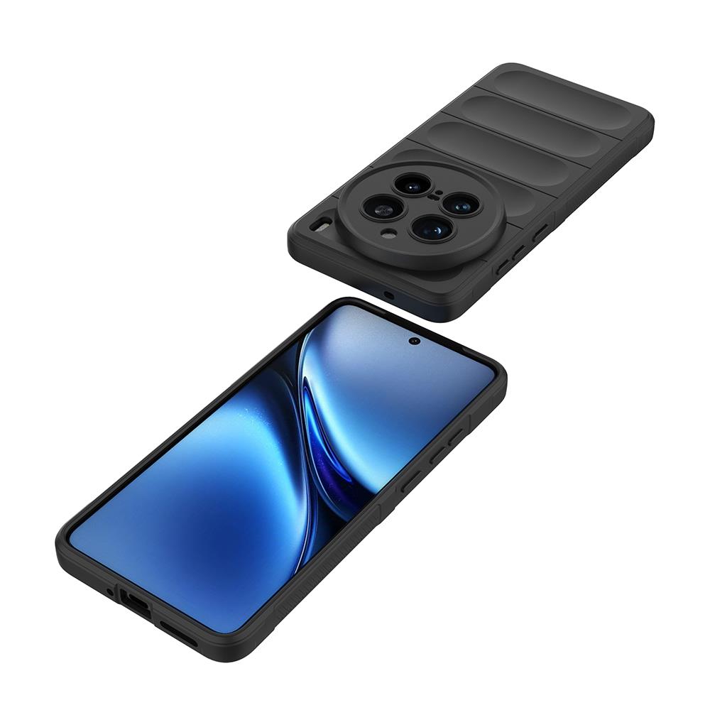 Vivo X200 Pro Kılıf Esnek TPU Oyuklu Arka Yüzey Tasarımlı Zore Etnik Silikon Kapak