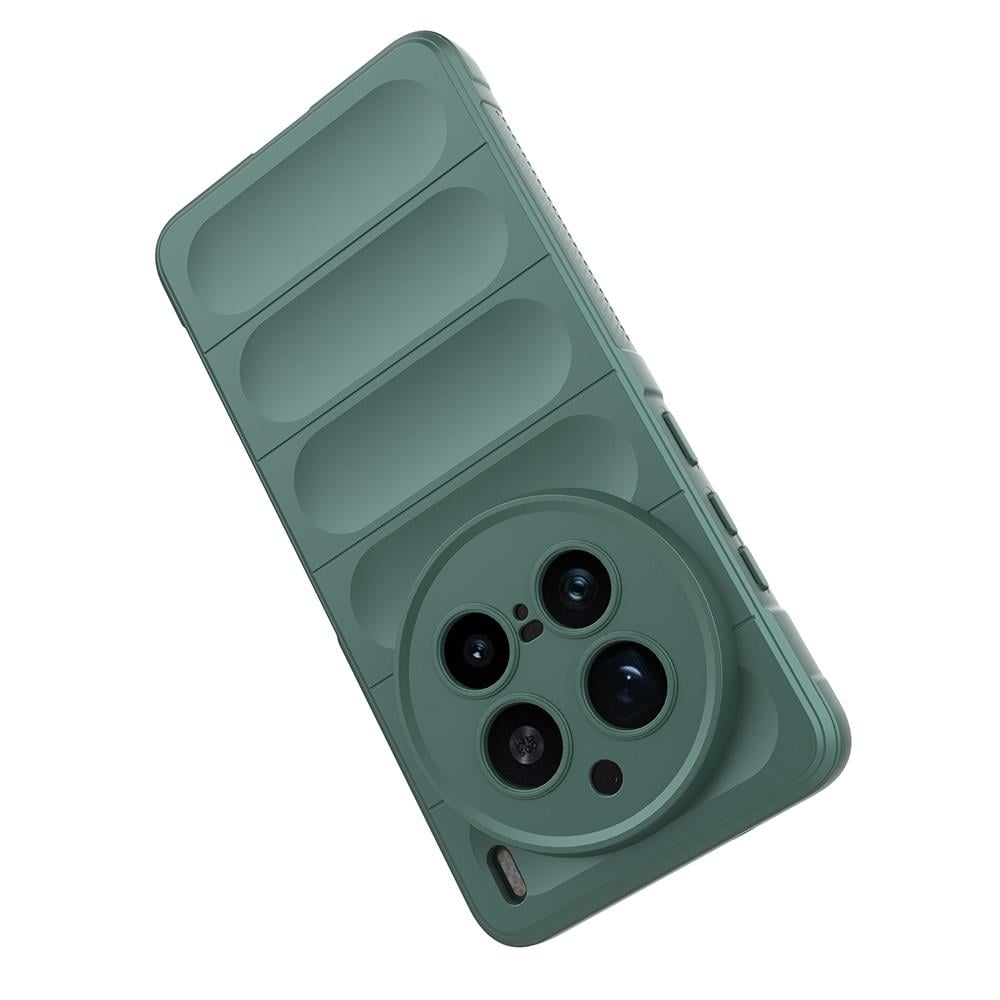 Vivo X200 Pro Kılıf Esnek TPU Oyuklu Arka Yüzey Tasarımlı Zore Etnik Silikon Kapak