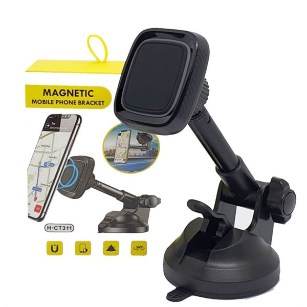 ARAÇ İÇİ TEKNOLOJİ Volplus Tech CT311 Vantuzlu Teleskopik Magnetic Telefon Tutucu