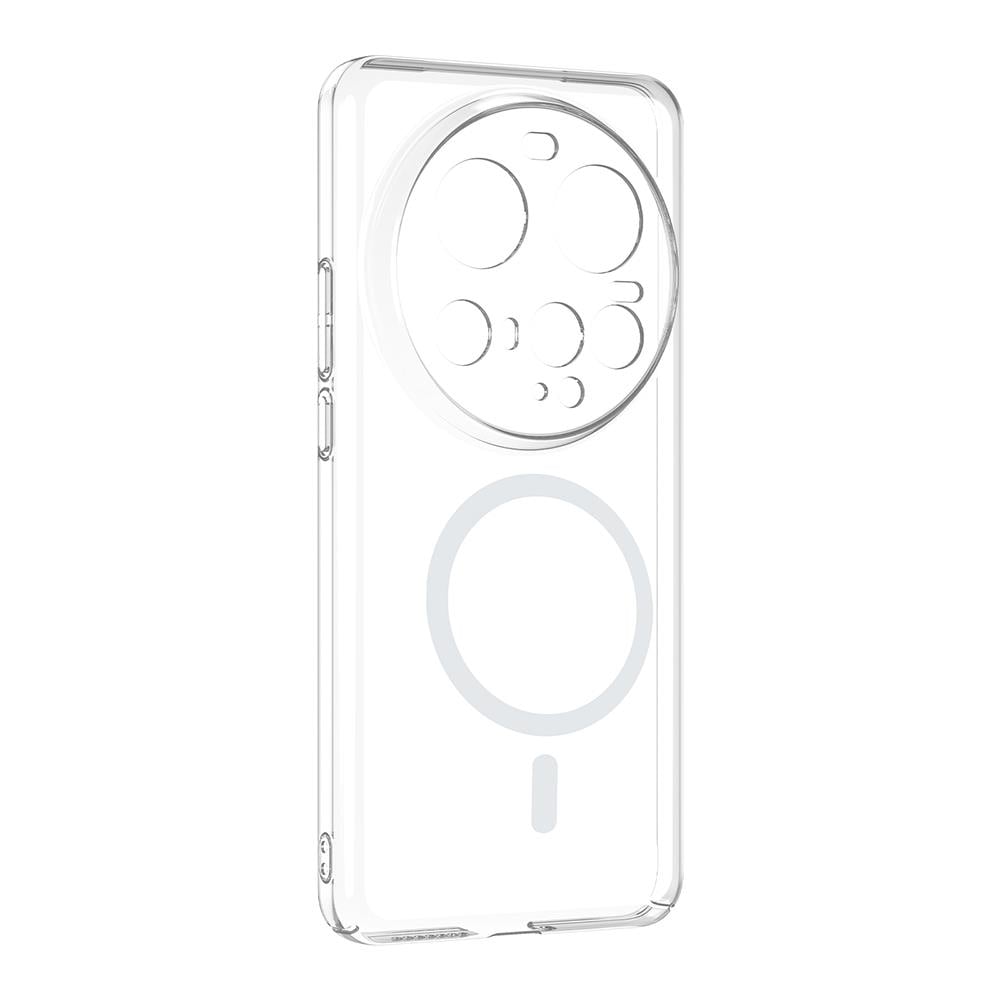 Xiaomi 15 Ultra Kamera Korumalı M-Safe Şarj Özellikli Şeffaf Zore London Sert PC Kapak
