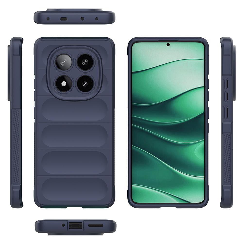 Xiaomi Poco X7 Kılıf Esnek TPU Oyuklu Arka Yüzey Tasarımlı Zore Etnik Silikon Kapak