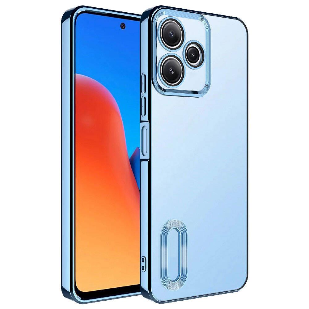 Xiaomi Redmi 12 5G Kılıf Kamera Korumalı Logo Gösteren Zore Omega Kapak
