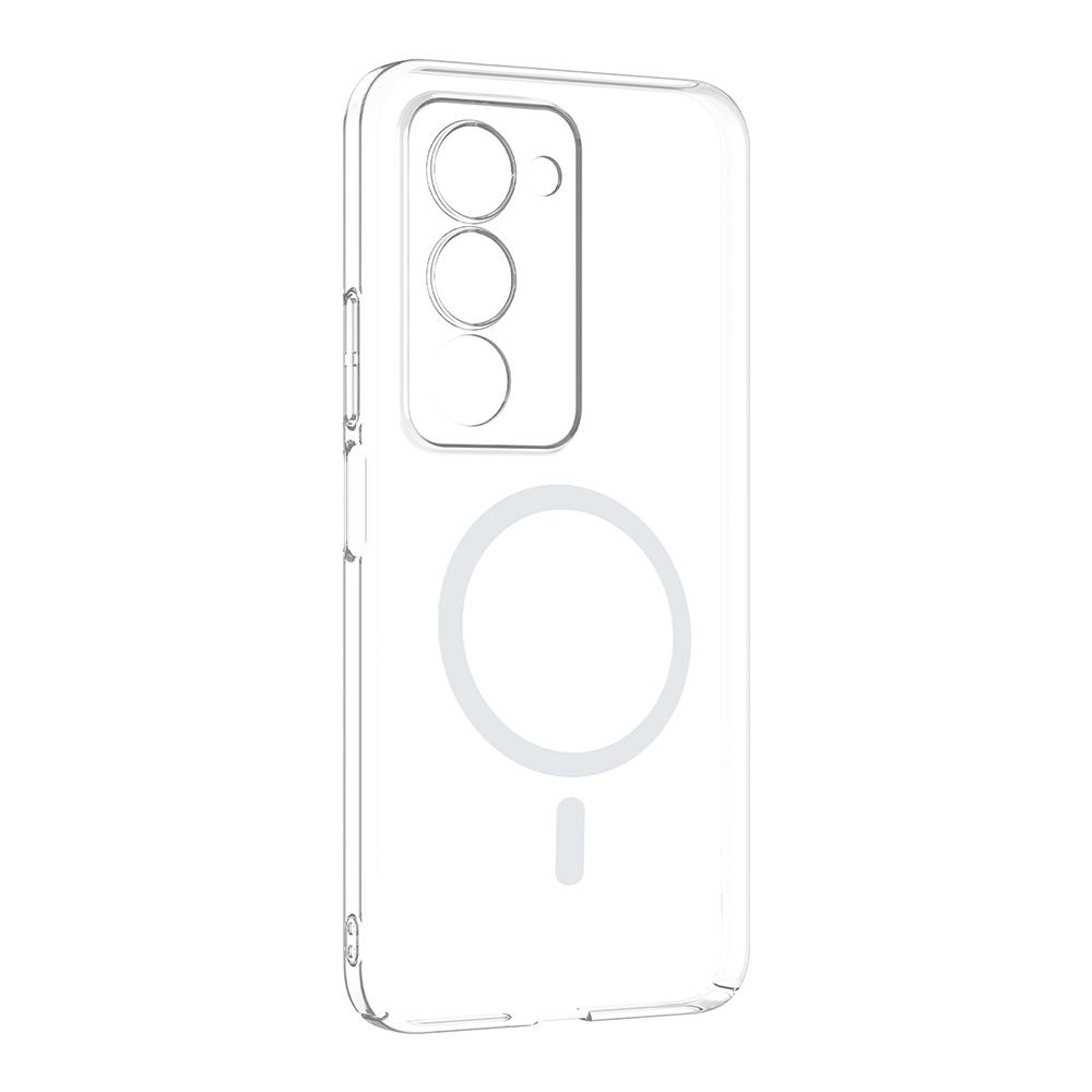 Xiaomi Redmi 15 Kamera Korumalı M-Safe Şarj Özellikli Şeffaf Zore London Sert PC Kapak