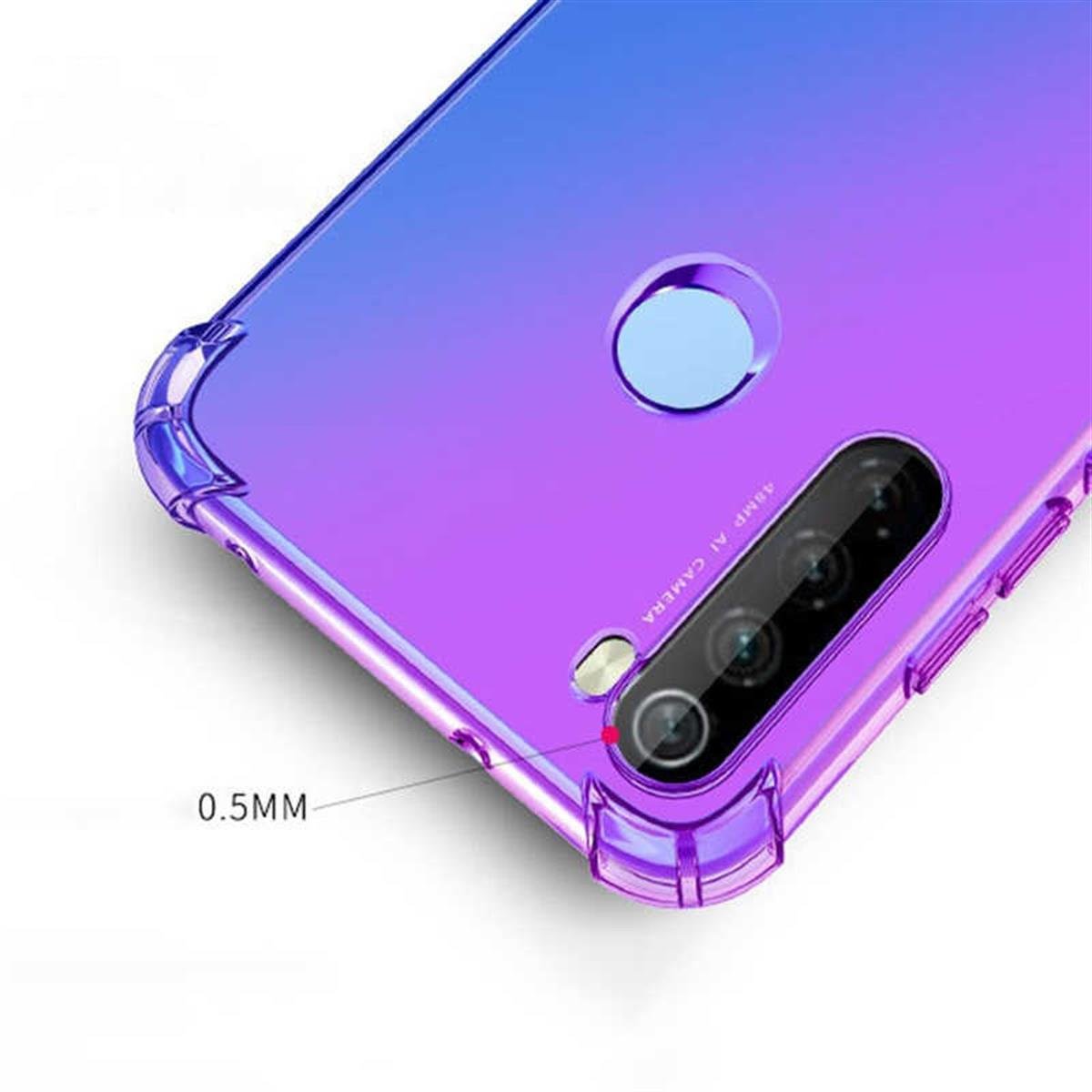 Xiaomi Redmi Note 8 Kılıf Zore Nitro Anti Shock Silikon