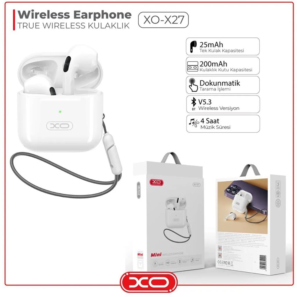 Xo -X27 Stereo Ios Android Uyumlu V5.3 Bluetooth Kulaklık