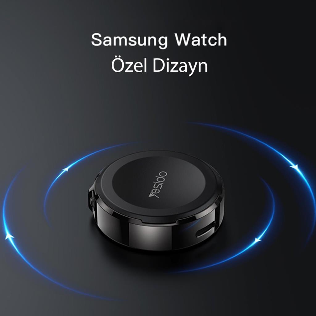 Yesido DS19 Samsung Watch Uyumlu Kablosuz Manyetik Akıllı Saat Şarjı