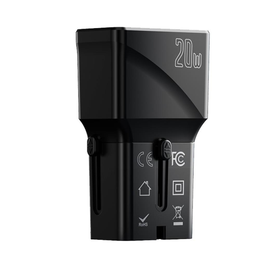 Yesido MC17 Universal  Mini 20W Hızlı Şarj Destekli Çift Çıkışlı Adaptör