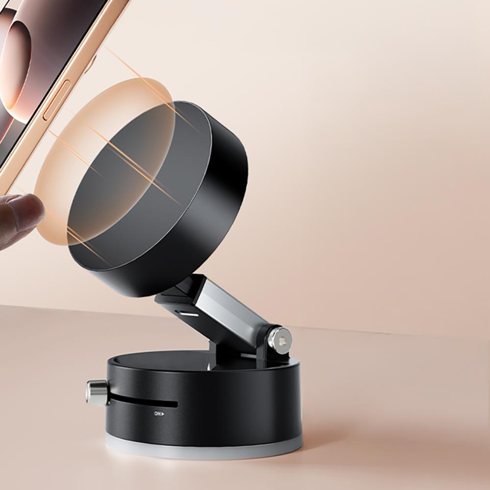 Zore A2 Vakum Özellikli 360 Derece Dönebilen Magnetik Telefon Tutucu