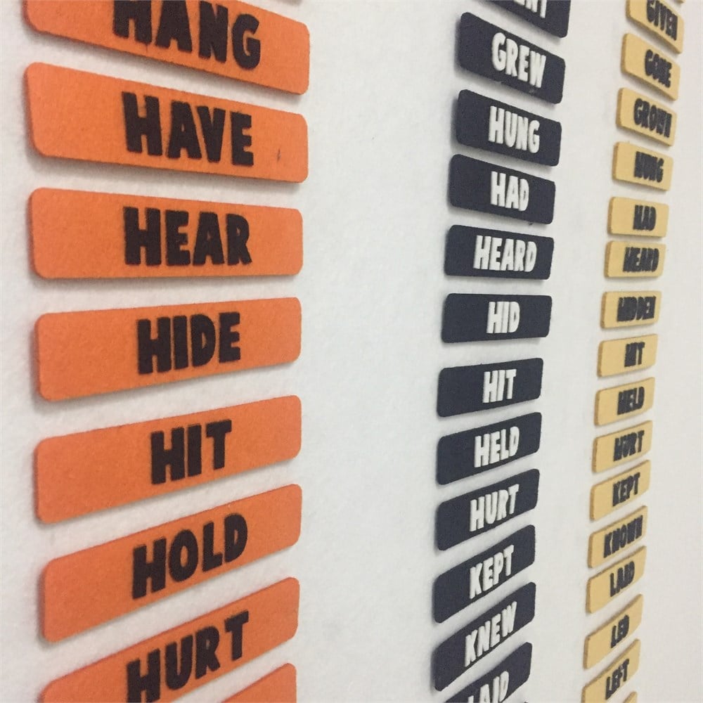 310 KELİMEDEN OLUŞAN IRREGULAR VERBS