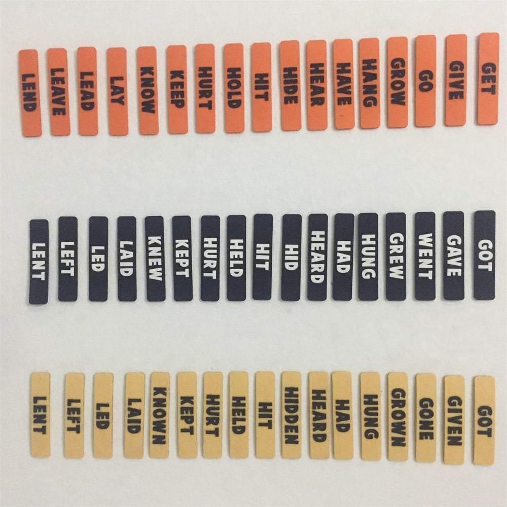 310 KELİMEDEN OLUŞAN IRREGULAR VERBS