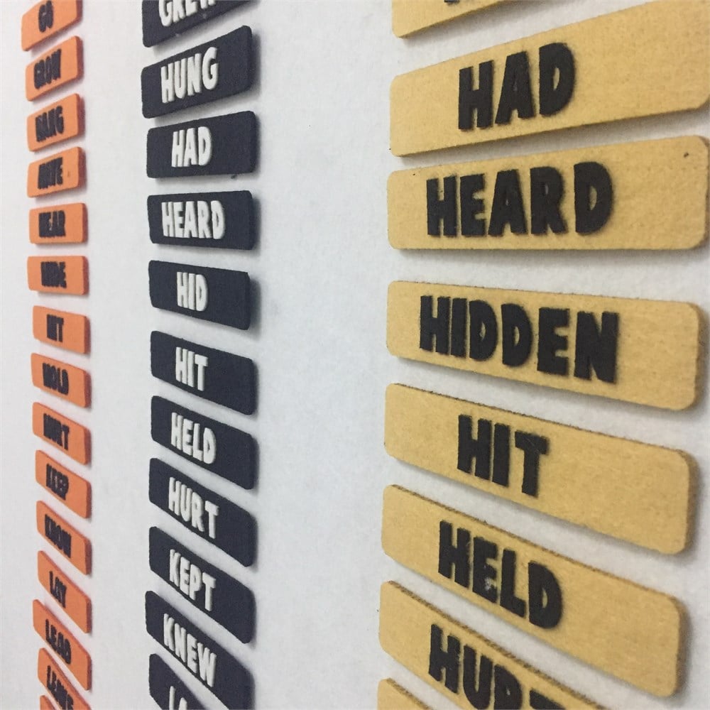 310 KELİMEDEN OLUŞAN IRREGULAR VERBS