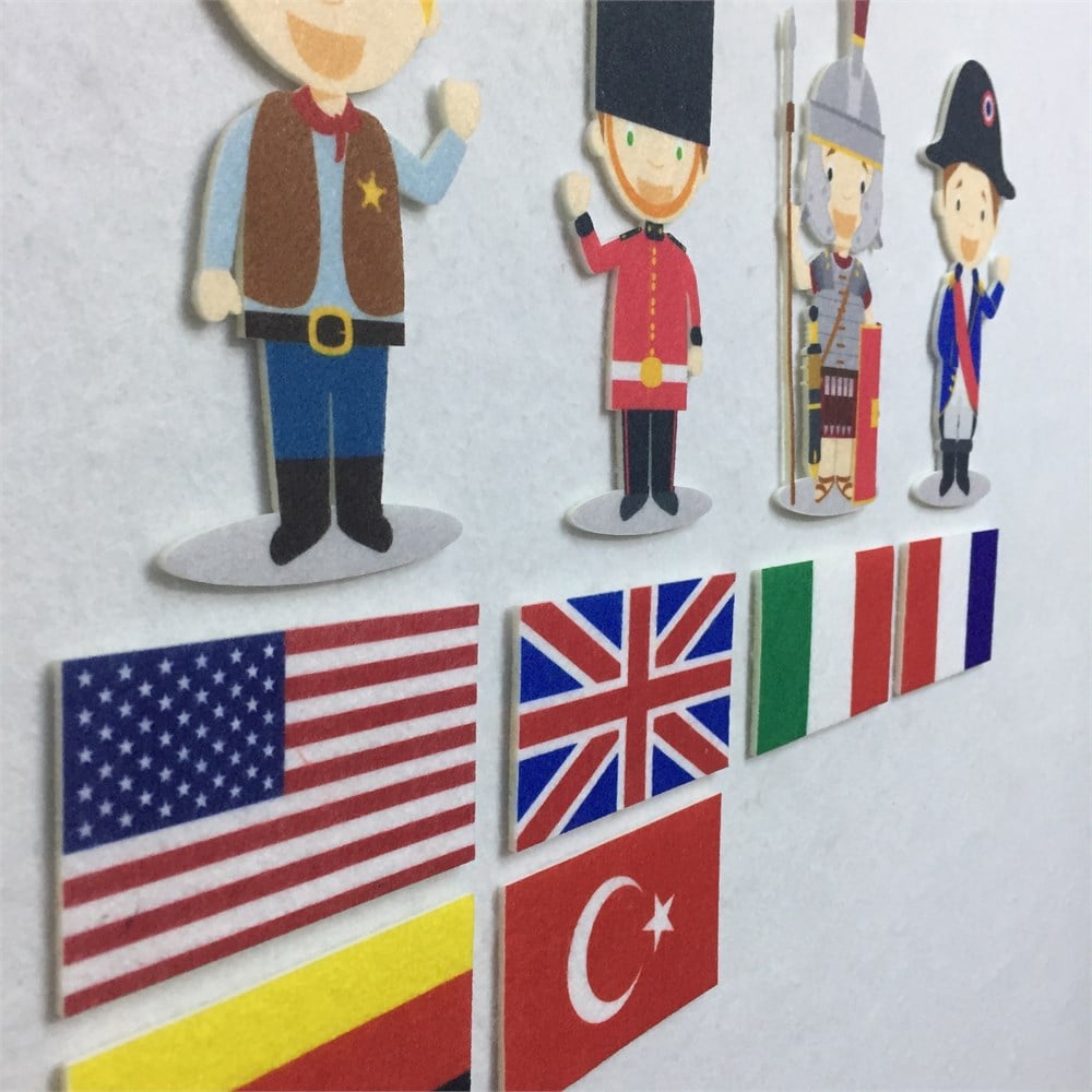 DÜNYA HARİTASI BAYRAKLAR VE MİLLETLER