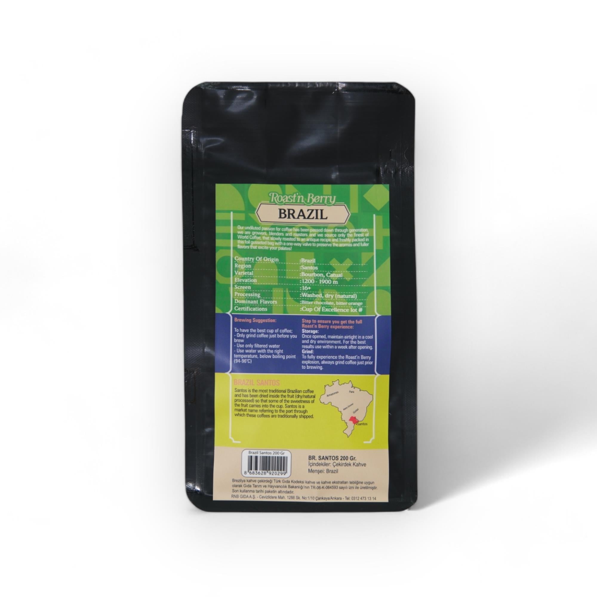 BRAZIL SANTOS 200 Gr