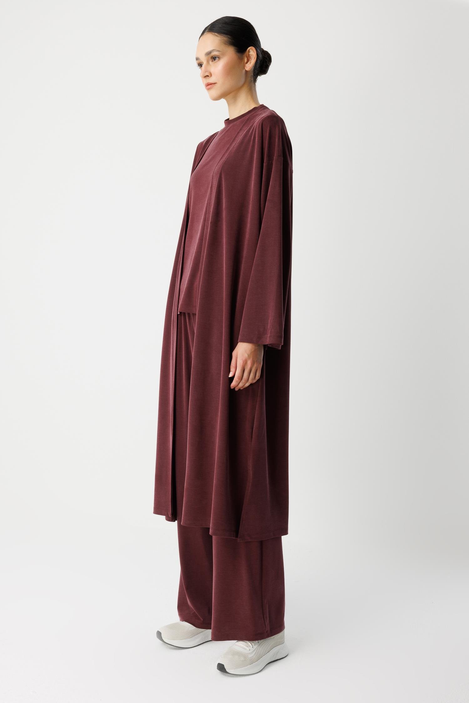  Kimono Takım - Mürdüm 