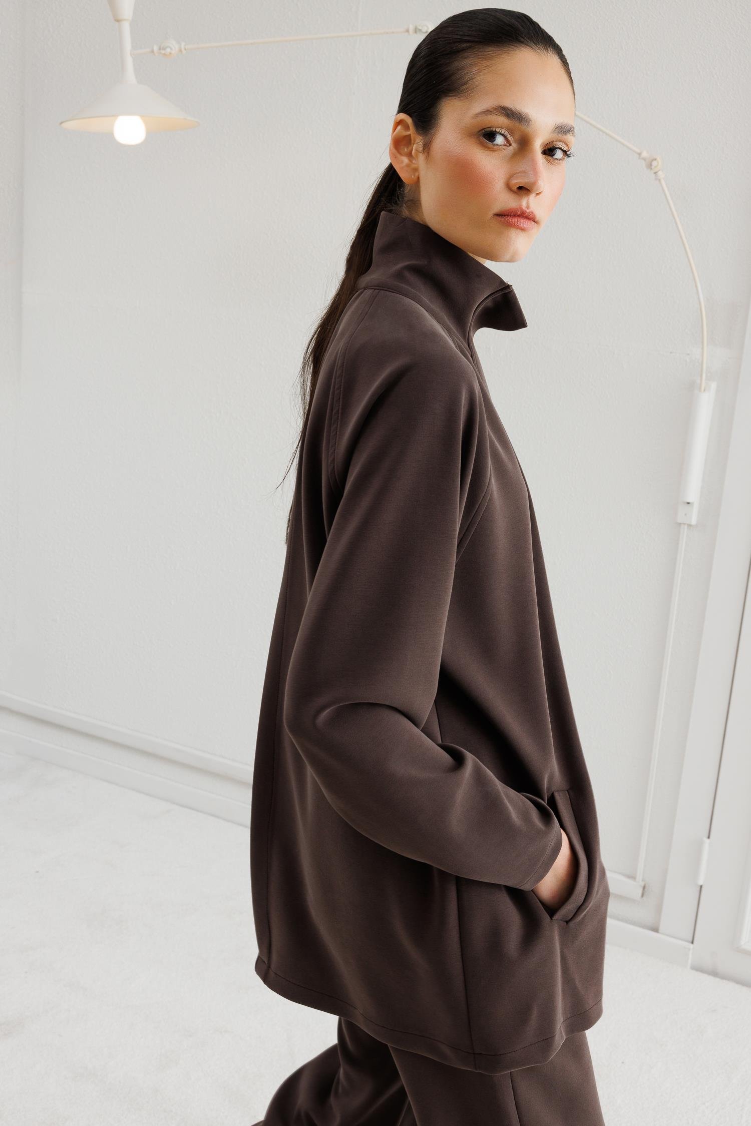 Apoletli Takım - Kahverengi 