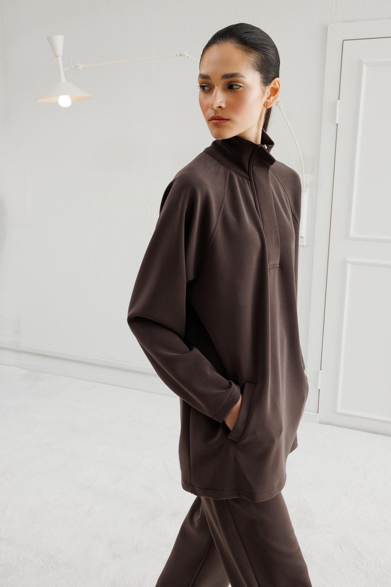 Apoletli Takım - Kahverengi 