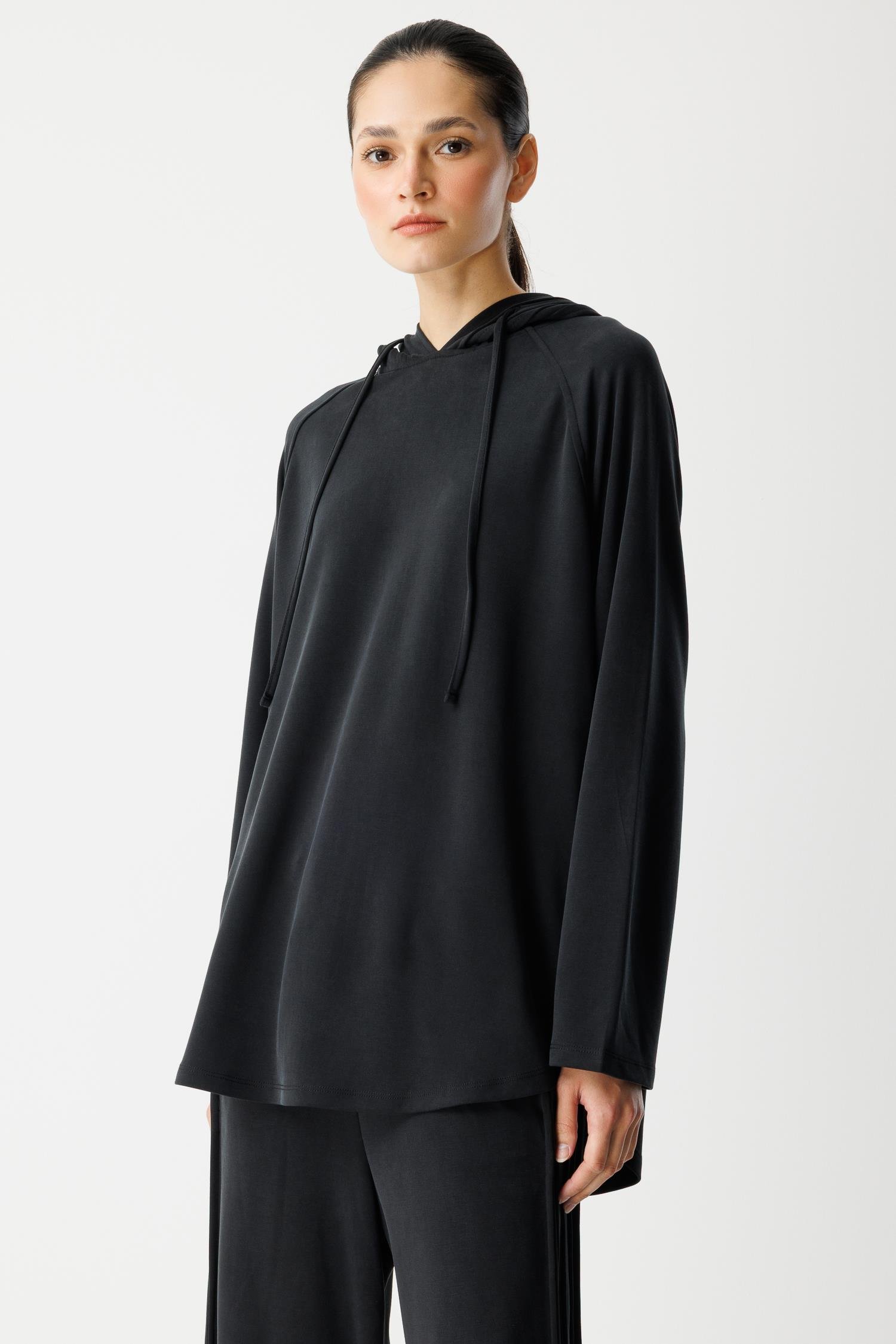 Biye Detaylı İkili Takım - Siyah