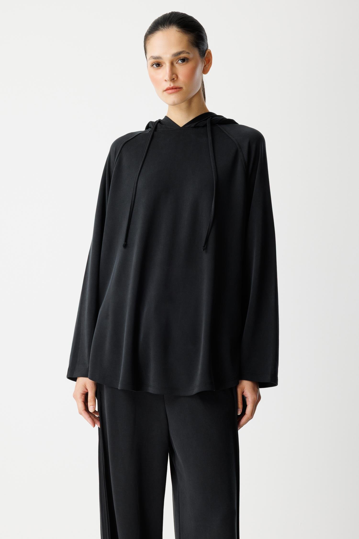 Biye Detaylı İkili Takım - Siyah